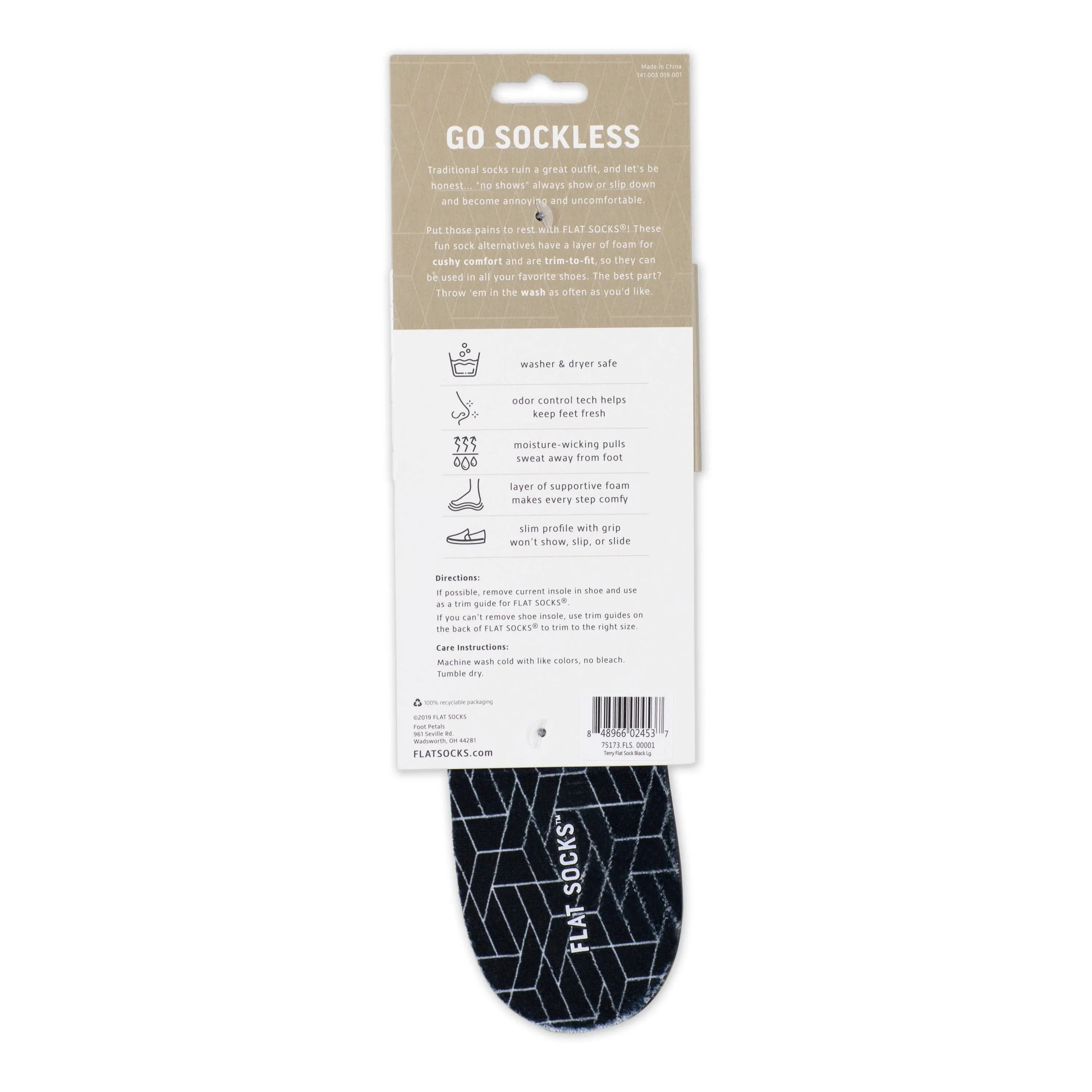 Black FLAT SOCKS