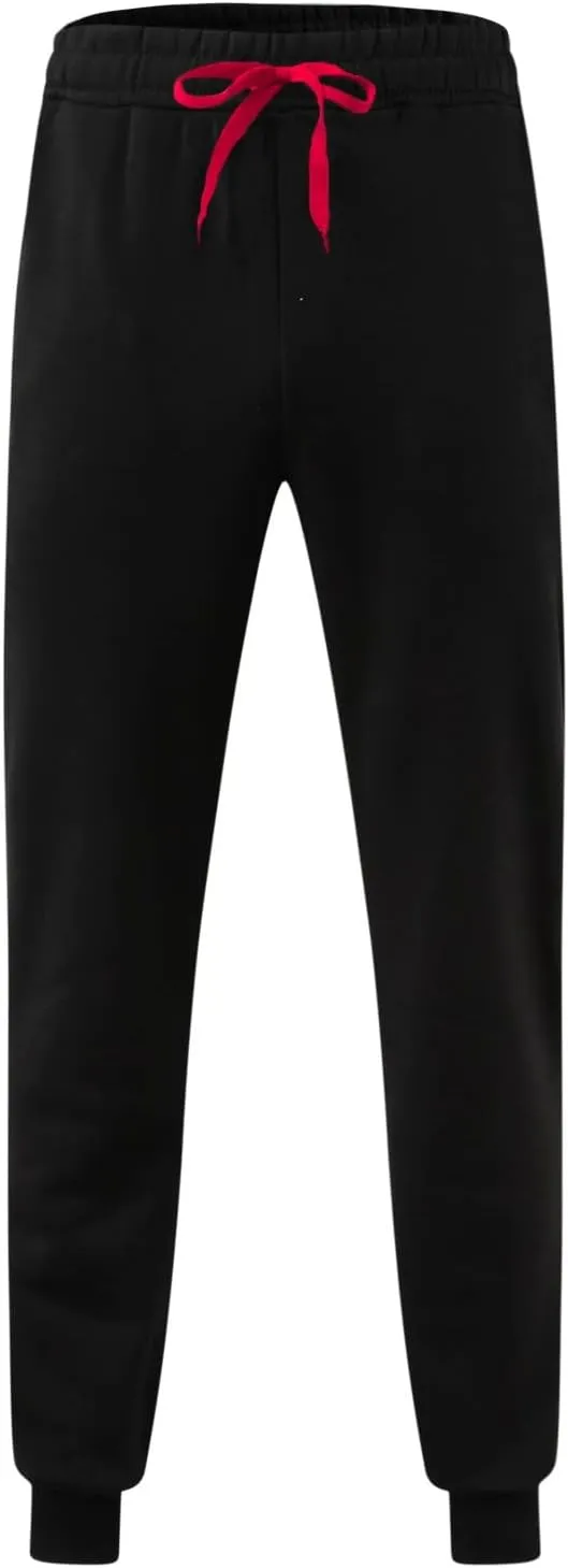 Cargo Pants for Men Relaxed Fit Joggers with Pockets Mens Workout Cargo Sweatpants Athletic Pants Open Bottom Joggers