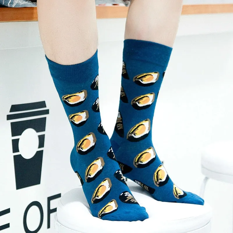 Cartoon Abstract Design Socks