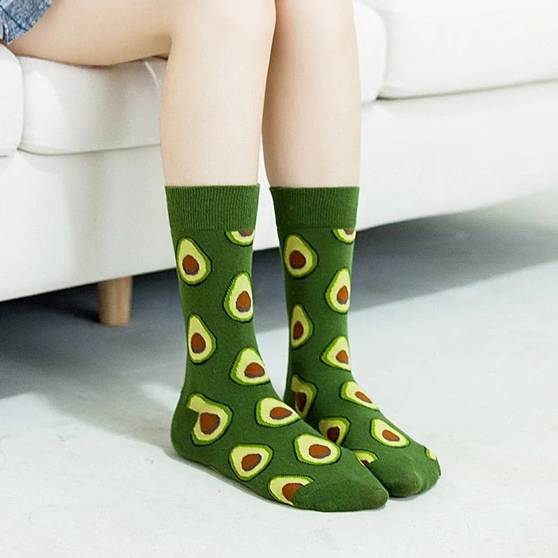Cartoon Abstract Design Socks