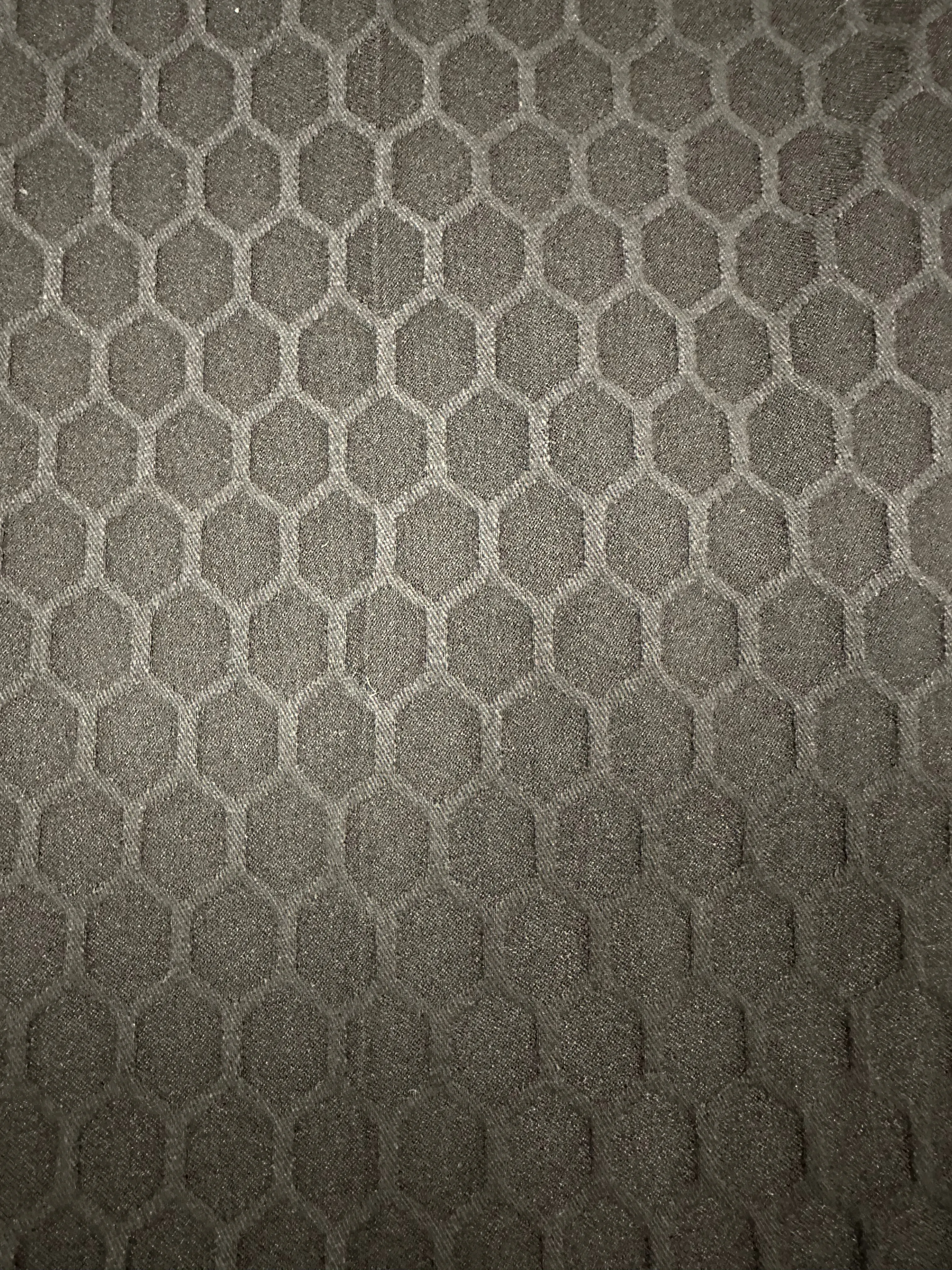 Honeycomb Jacquard Black Pant