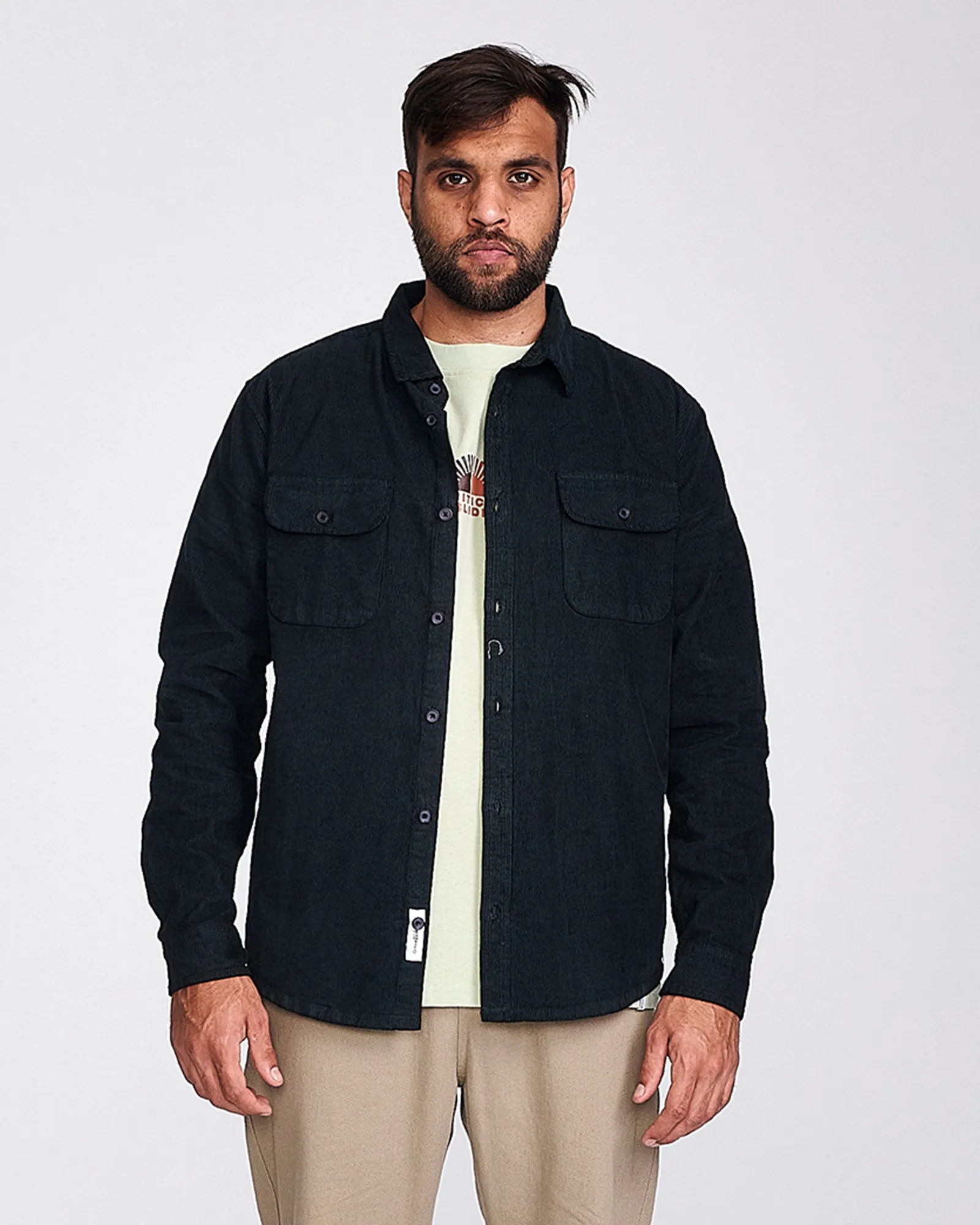 Lazy Boy L/S Shirt - Vintage Black