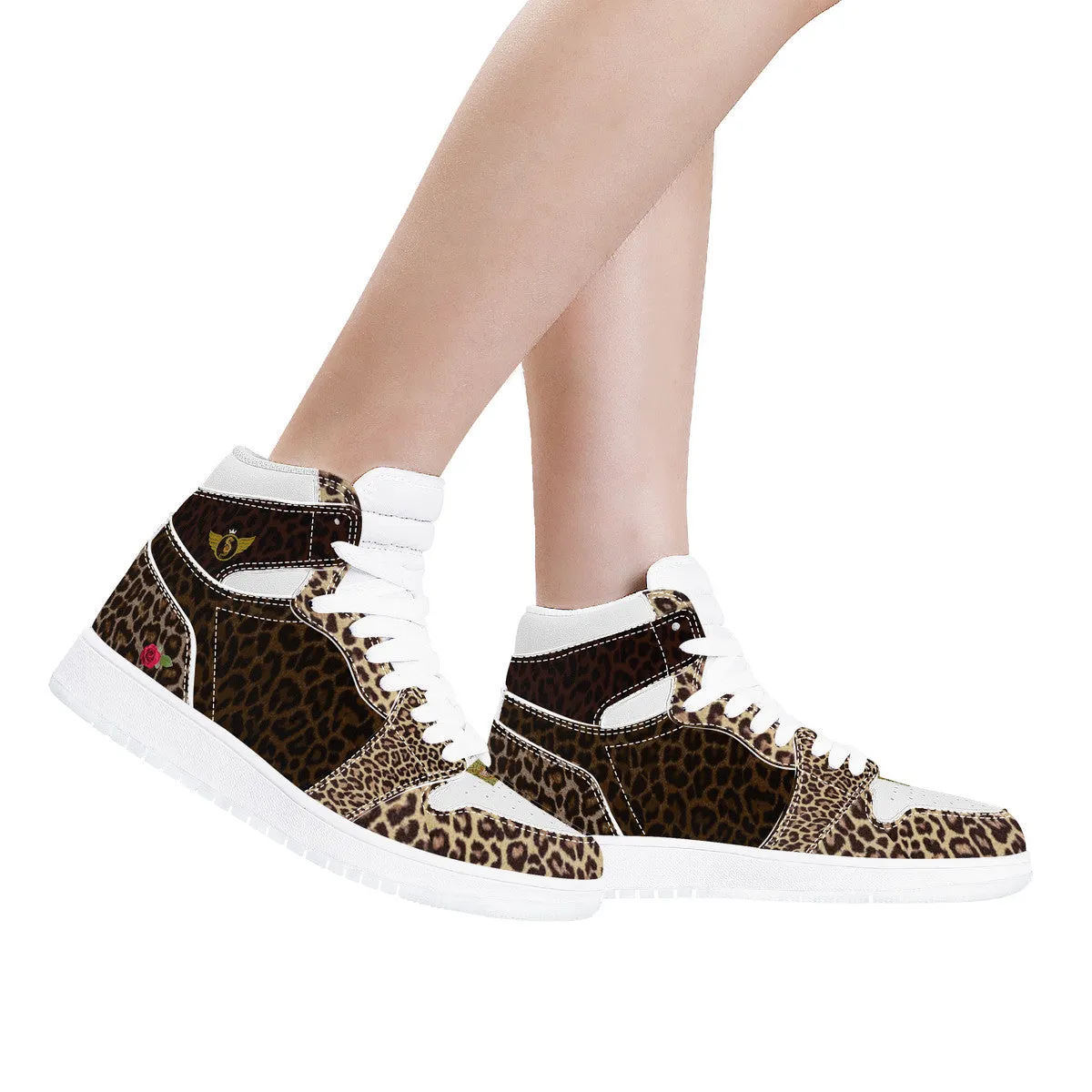 Majestic Black and Gold Print | High Top Customized | Shoe Zero